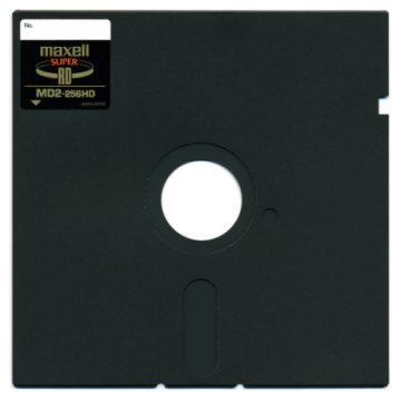 A 5.25" floppy disk