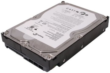 A Seagate 1.5 TB SATA hard disk drive