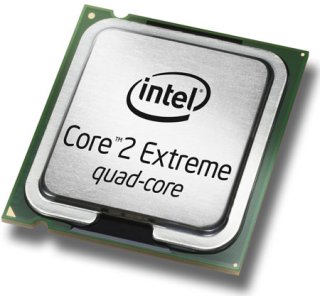The Intel Core 2 Extreme QX6700 quad-core CPU