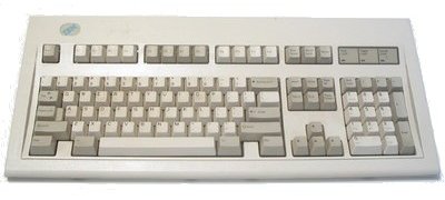 An IBM Model M keyboard, circa 1985