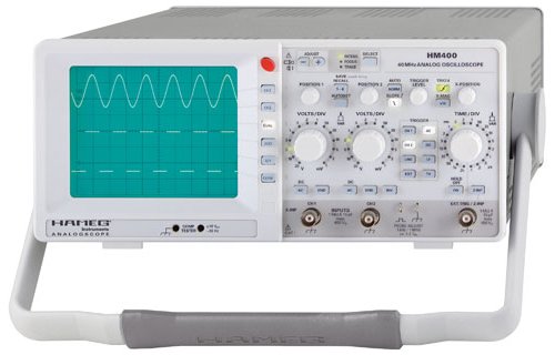 An analogue oscilloscope