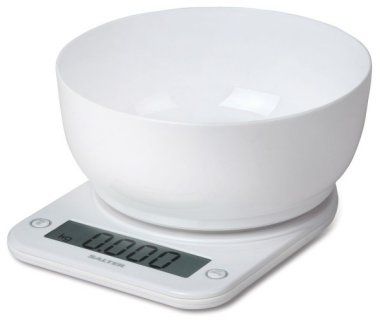 A typical digital kitchen scale