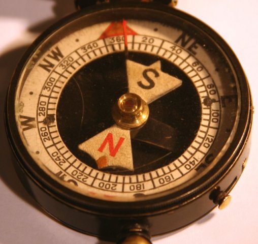 A First World War military compass