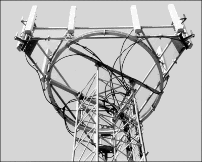 BT Cellnet base station antennae