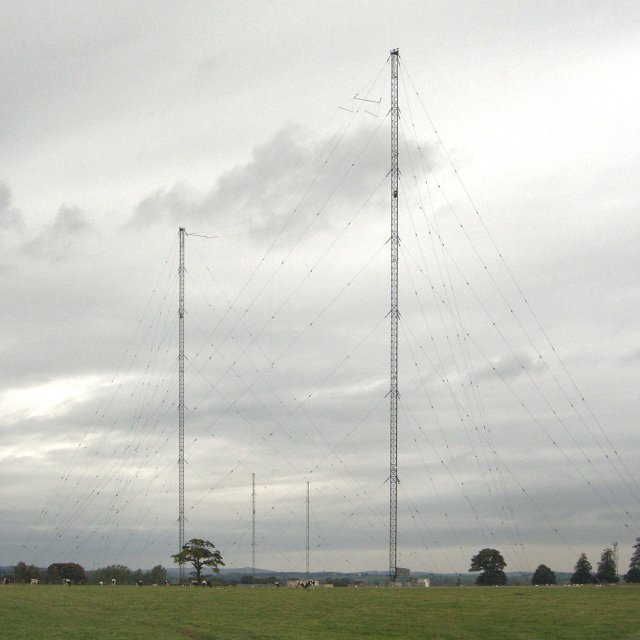 The Droitwich transmitting station - home of the BBC's most powerful long-wave transmitter. Photograph: Bob Nienhuis