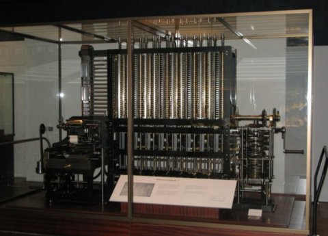 The Babbage Difference Engine (constructed 1991), London Science Museum