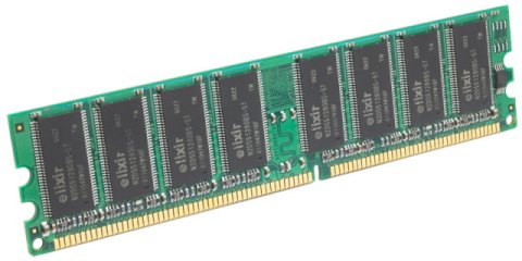 A 184-pin DDR SDRAM DIMM
