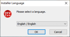 Select the language you wish to use