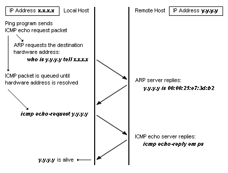 ARP working with ICMP
