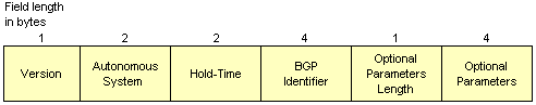 The BGP Open message